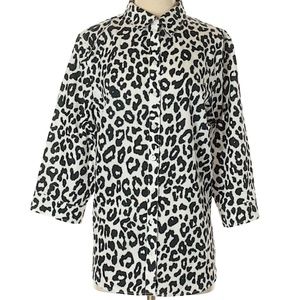Black & White Leopard Shirt